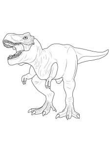 Tyrannosaurus coloring page - picture 42