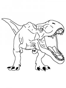 Tyrannosaurus coloring page - picture 6