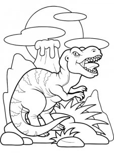 Tyrannosaurus coloring page - picture 9