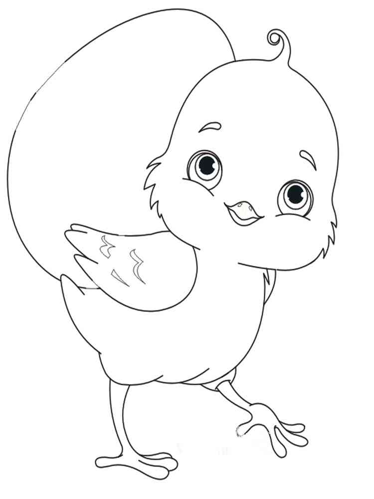 baby chick coloring pages - photo #14