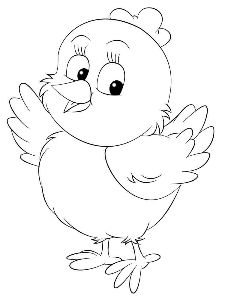 baby chicks coloring pages printable - photo #15