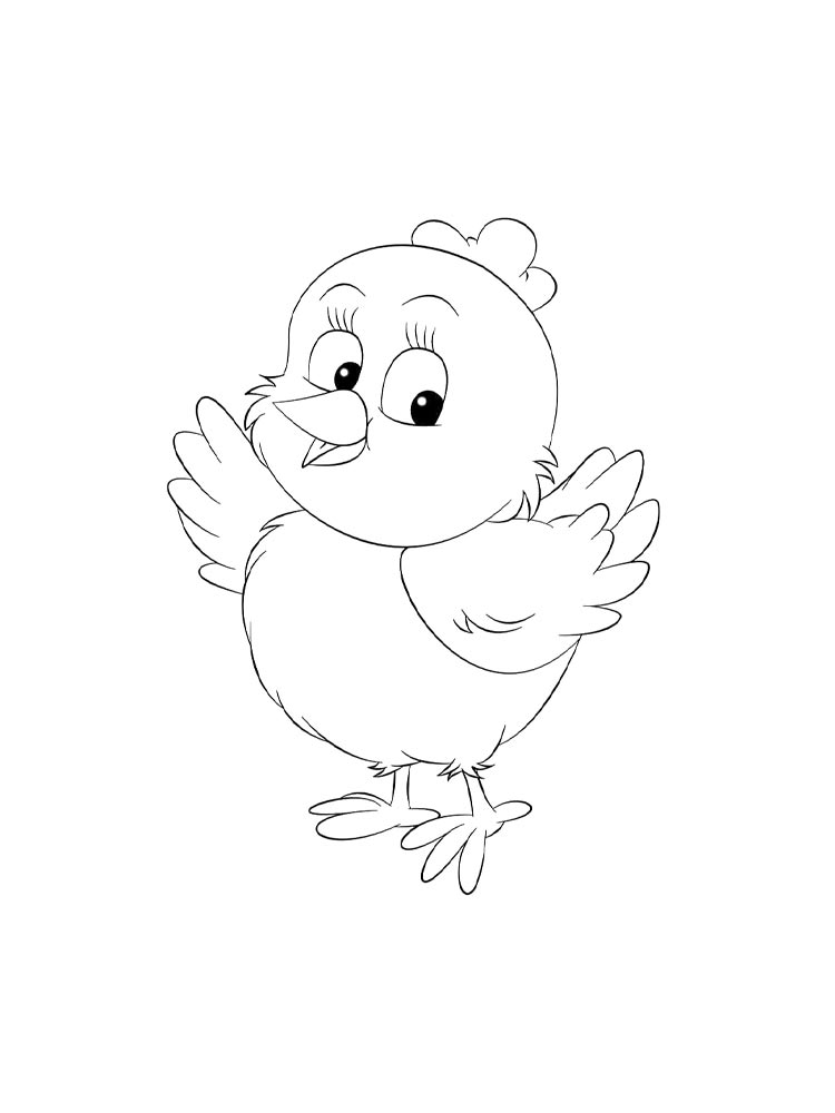 Baby Chick coloring pages Download and print Baby Chick