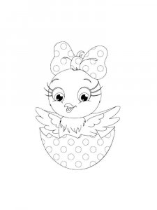 Baby chick coloring page - picture 18