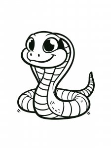 Cobra coloring page - picture 43