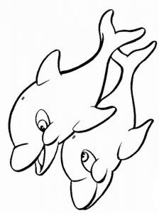 dolphin coloring page - picture 11