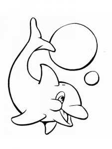dolphin coloring page - picture 12