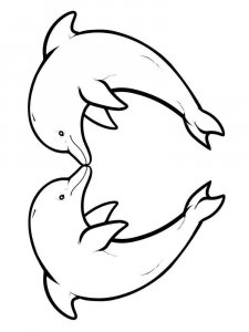 dolphin coloring page - picture 14