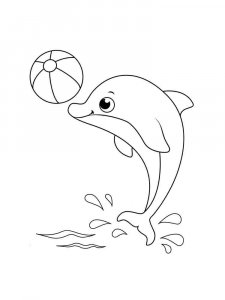 dolphin coloring page - picture 24