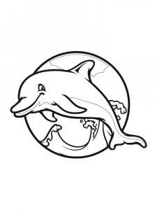 dolphin coloring page - picture 37