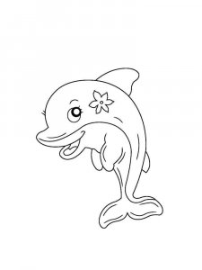 dolphin coloring page - picture 43
