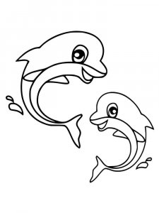 dolphin coloring page - picture 45