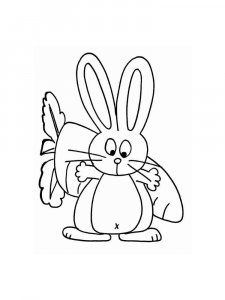 hares coloring page - picture 20