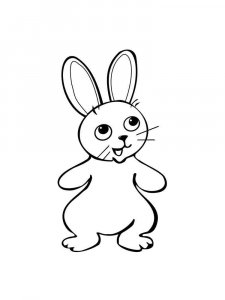 hares coloring page - picture 34