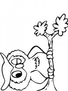Owl coloring page - picture 13