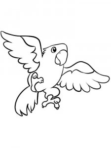 parrot coloring page - picture 33