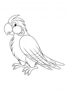 parrot coloring page - picture 36