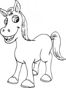 Pony coloring page - picture 11