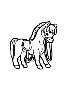 Pony coloring page - picture 16