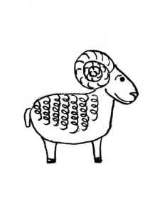 ram coloring page - picture 17