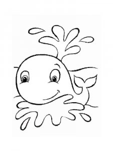 Whale coloring page - picture 31