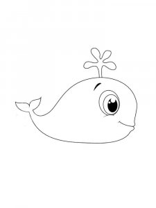 Whale coloring page - picture 10