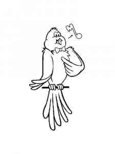 Canary coloring page - picture 2