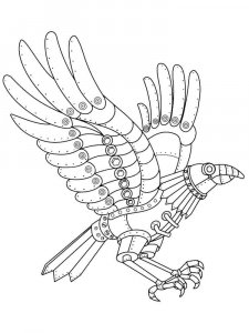 Crow coloring page - picture 16