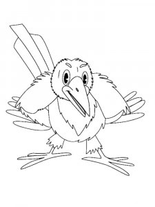 Crow coloring page - picture 18