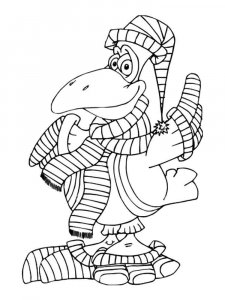 Crow coloring page - picture 9