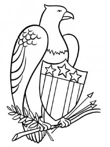 Eagle coloring page - picture 2