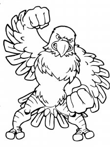 Eagle coloring page - picture 25