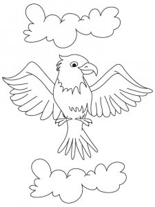 Eagle coloring page - picture 28