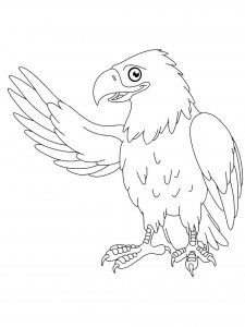Eagle coloring page - picture 29