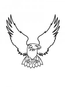 Eagle coloring page - picture 30