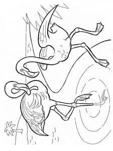 Flamingo coloring page - picture 11