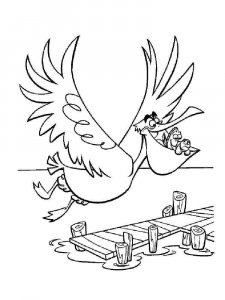 Pelican coloring page - picture 3