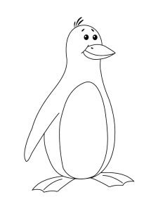 Penguin coloring page 33 - Free printable