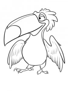 Toucan coloring page 31 - Free printable