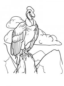 Vulture coloring page 17 - Free printable