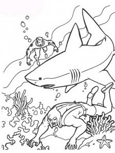 Aquaman coloring page 18 - Free printable