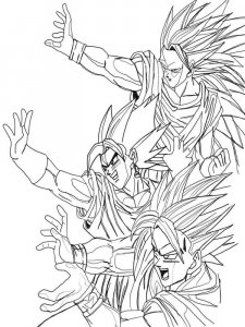 Dragon Ball Z coloring page 20 - Free printable