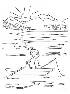 Fishing coloring page 18 - Free printable