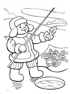Fishing coloring page 26 - Free printable