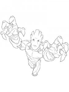 Guardians of the Galaxy coloring page 55 - Free printable