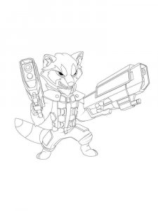 Guardians of the Galaxy coloring page 66 - Free printable