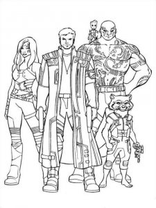 Guardians of the Galaxy coloring page 48 - Free printable