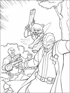 Guardians of the Galaxy coloring page 28 - Free printable