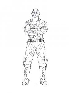 Guardians of the Galaxy coloring page 30 - Free printable