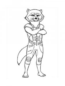 Guardians of the Galaxy coloring page 32 - Free printable