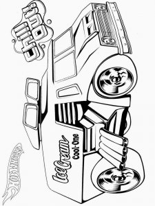 Hot Wheels coloring page 22 - Free printable